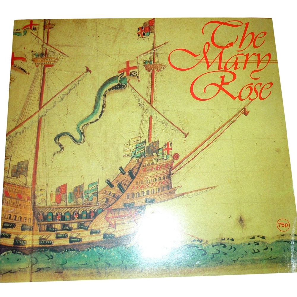 1982 The Mary Rose Trust Guidebook Henry VIII Tudor Ship Prince Charles Sign Ad